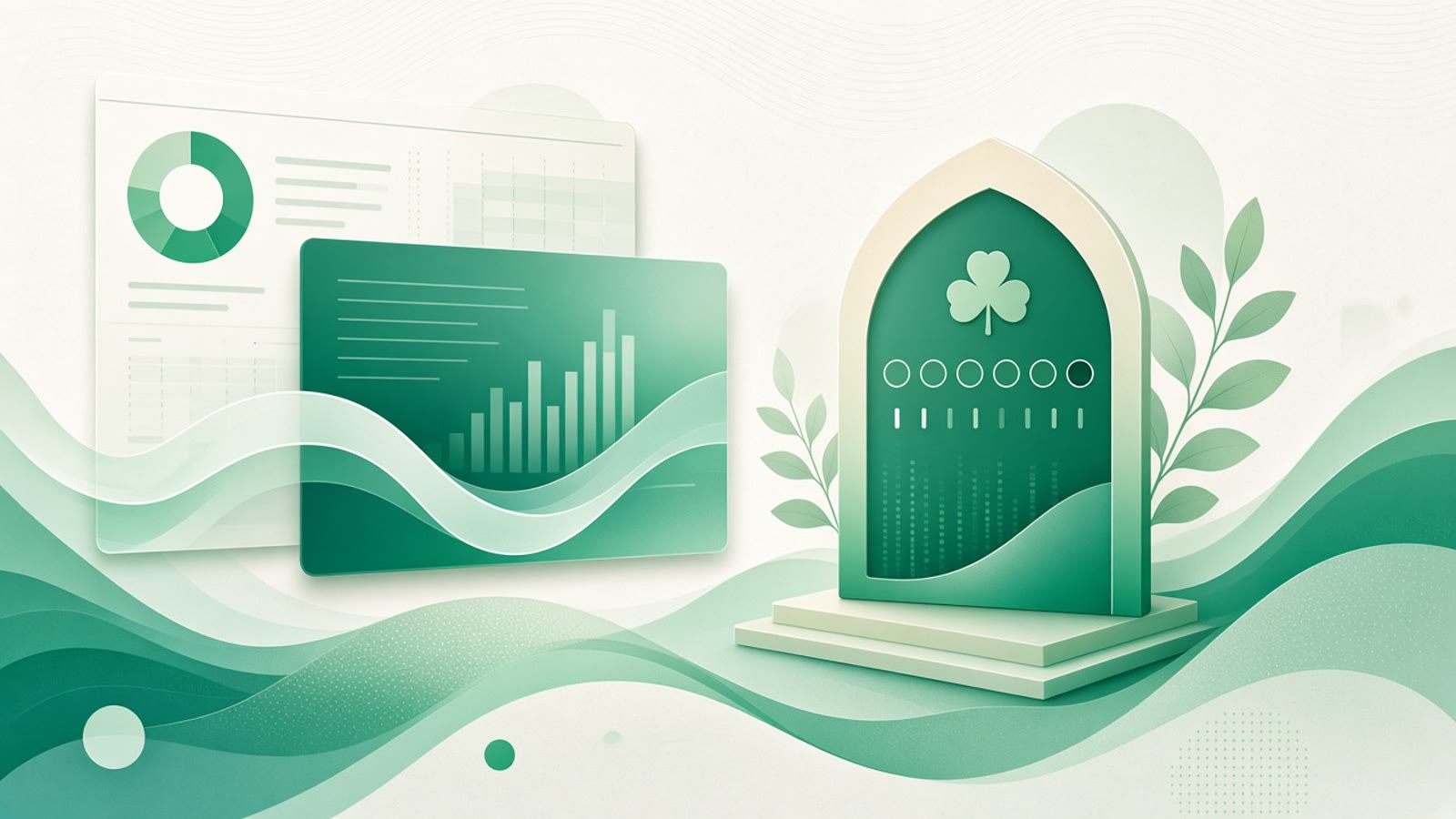 Cover illustration for "Eight Days to 19 September: Ireland Bi-Monthly VAT July–August" — VAT article on FinnAccountings