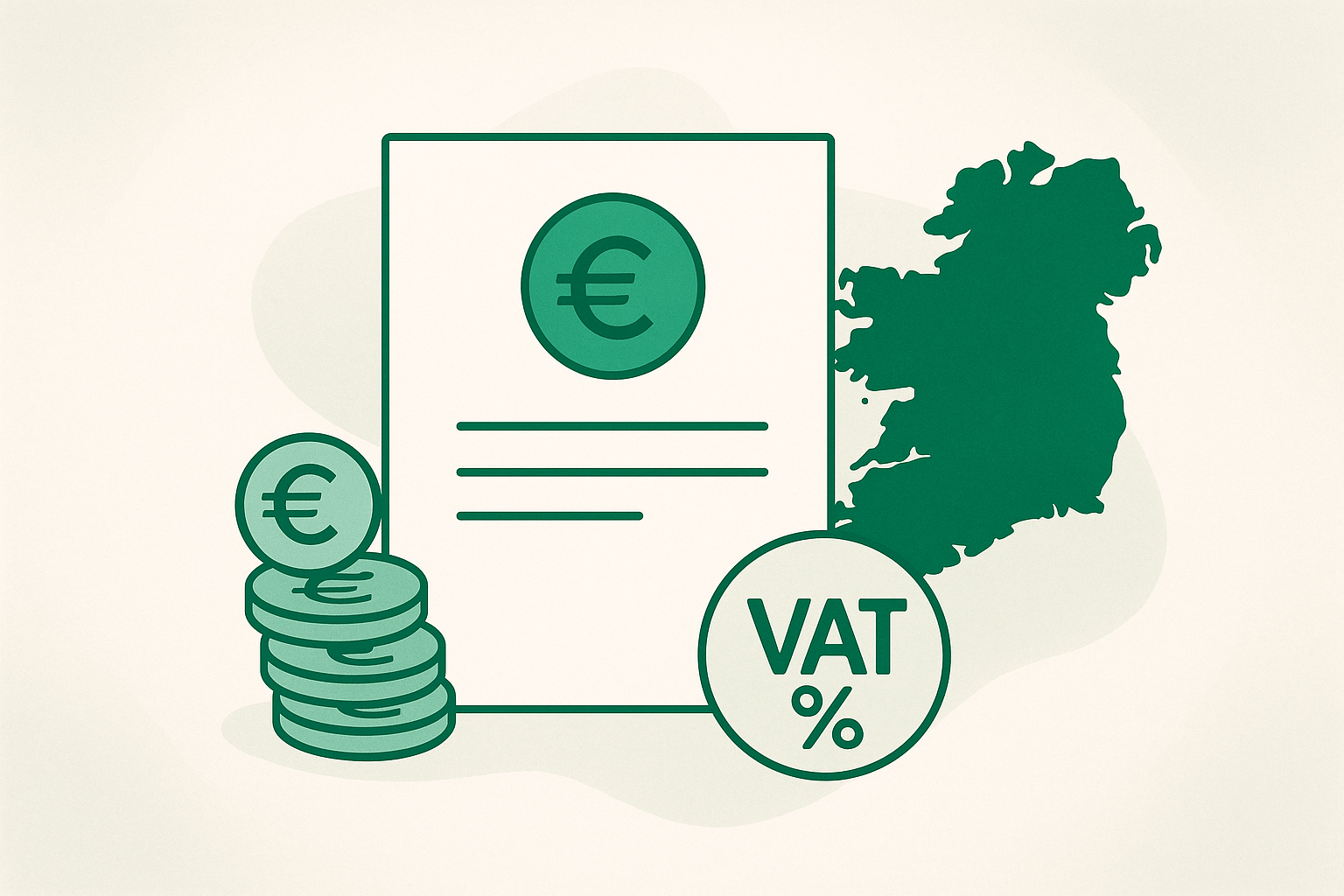 Cover illustration for "Ireland Budget 2026: Tax Changes for Individuals and Businesses" — Tax article on FinnAccountings