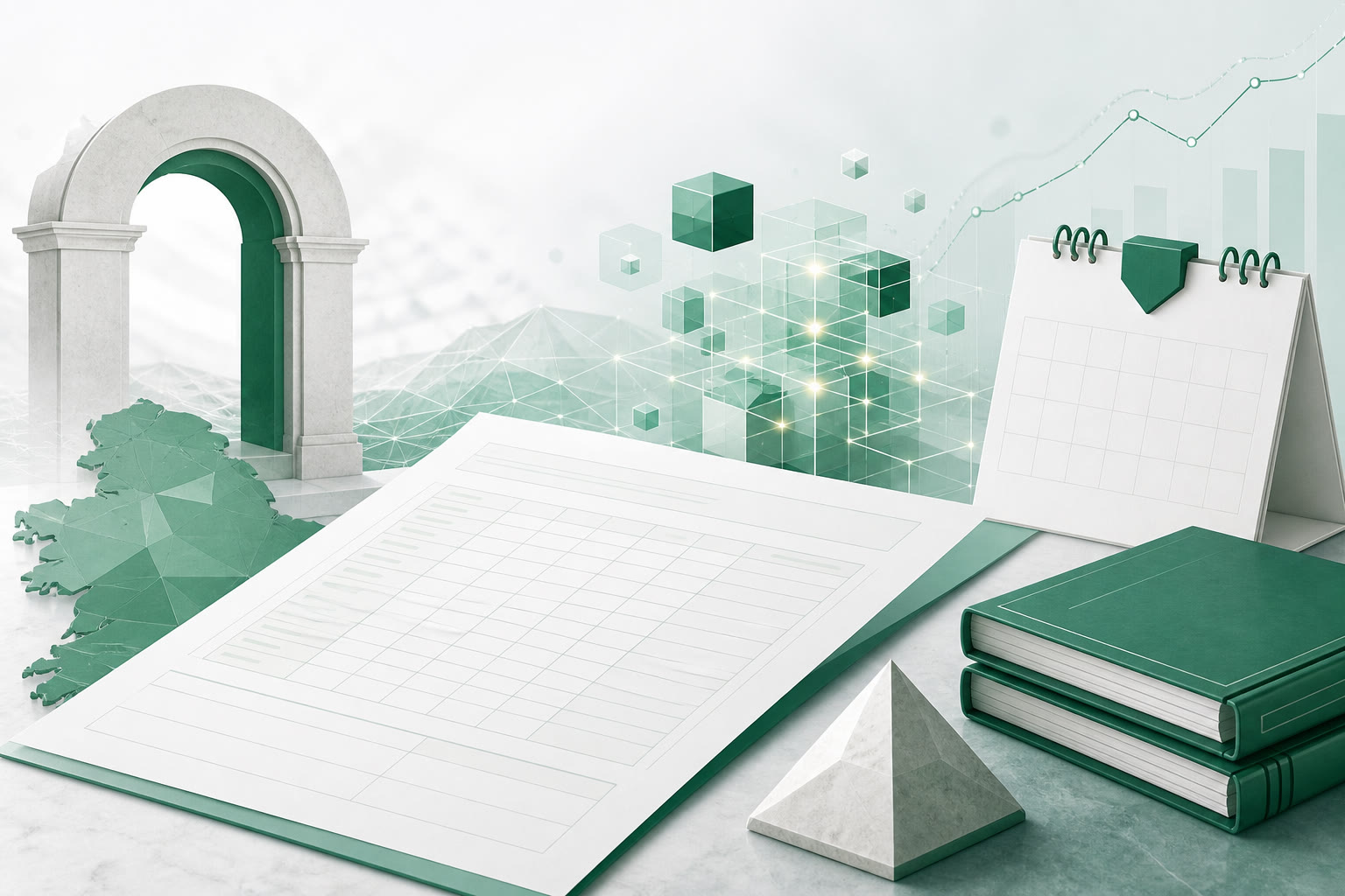 Cover illustration for "Ireland CT1 Countdown: 23 September 2026 for December Year-Ends" — Tax article on FinnAccountings