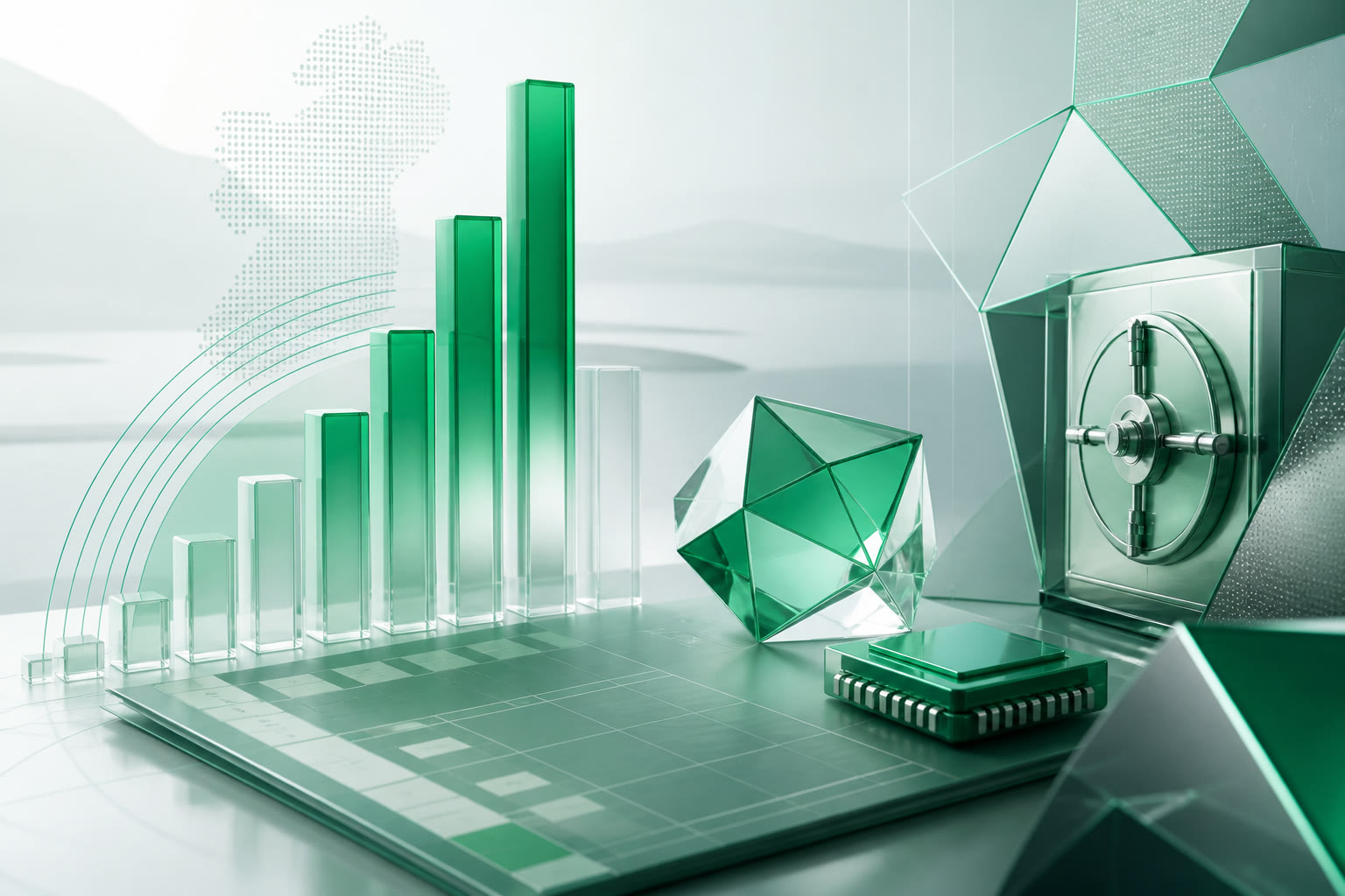 Cover illustration for "Ireland July 2026 Fiscal Monitor: €59.6bn Tax and Strong VAT Drive" — Finance article on FinnAccountings