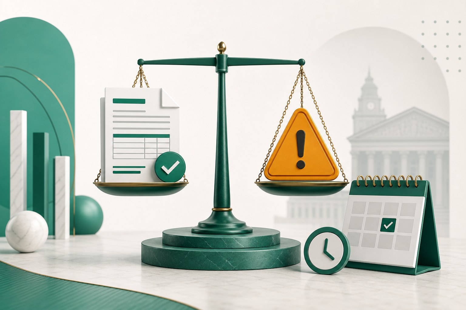 Cover illustration for "HMRC Reckless Untrue Tax Statements Offence: Respond by 16 August 2026" — Compliance article on FinnAccountings