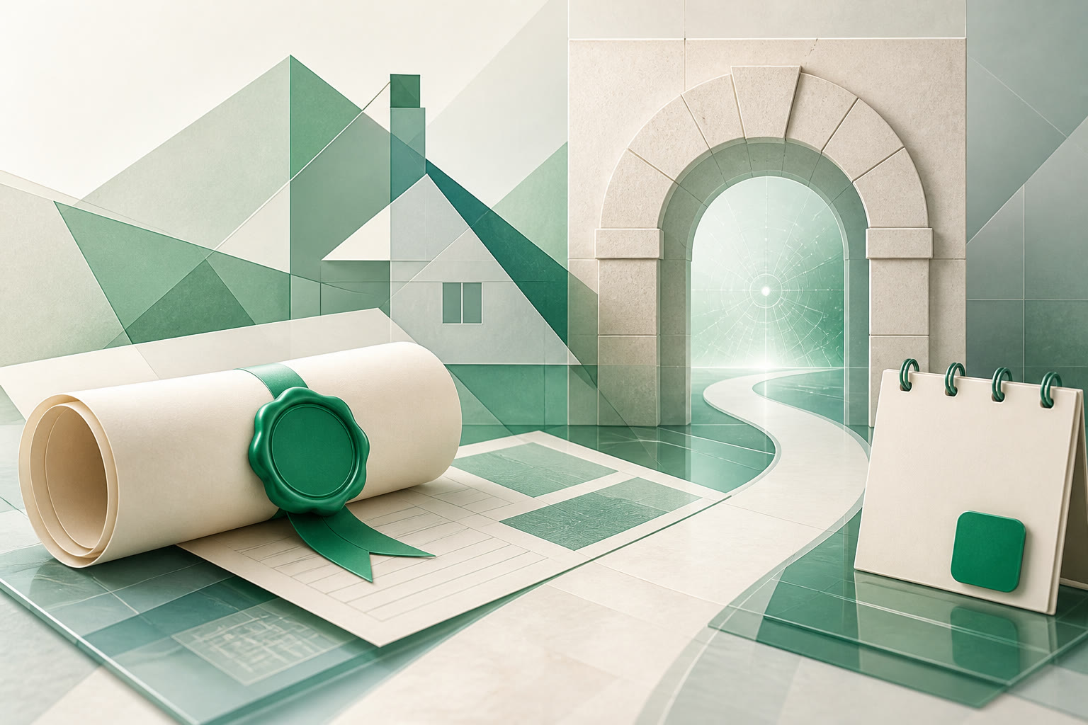Cover illustration for "Solicitors and SDLT: Why Conveyancers Must Register as Tax Advisers by 18 August" — Compliance article on FinnAccountings